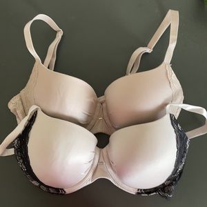 Victoria’s Secret “Fabulous” bras- size 34D/34DD